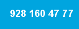 928 160 47 77